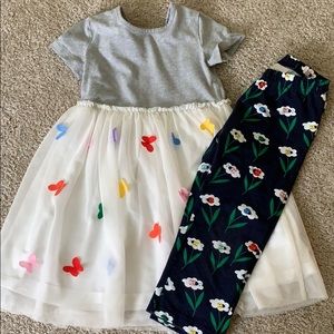 Hanna Anderson dress and crop pants